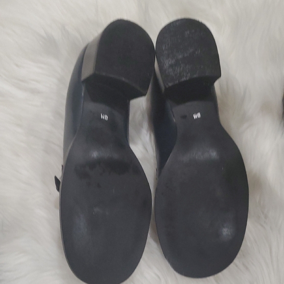 Jones Wear Women's Navy Loafers with Buckle - Picture 10 of 14